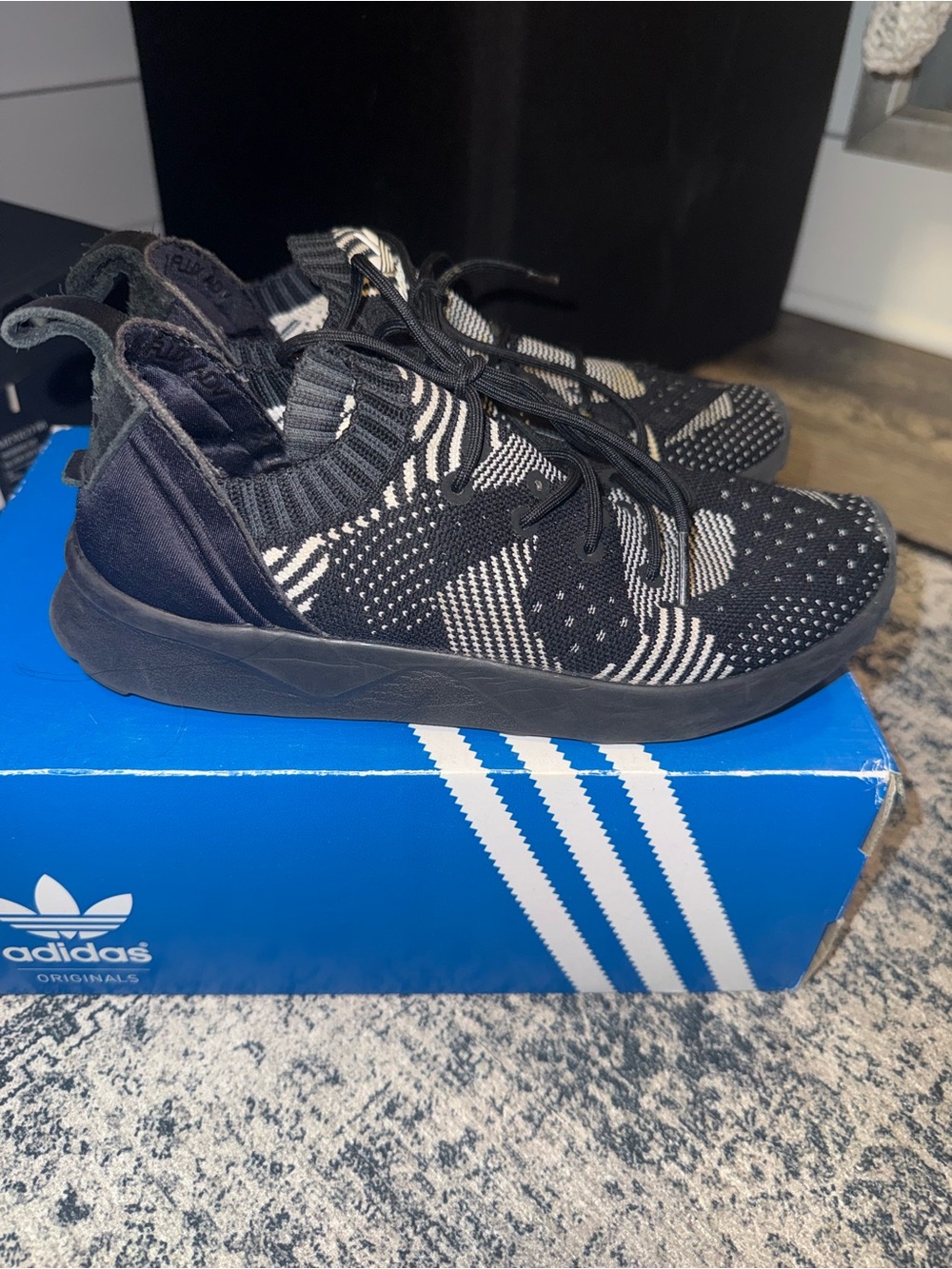 adidas zx Flux Knit Running Sneakers